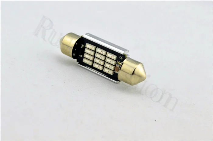 4x красный 31/36/39/41 мм C5W 12SMD 4014 светодиодный CANBUS без ошибок гирлянда лампы для автомобилей, лодок, AC12-24V авто интерьер купола лампы стайлинга автомобилей светильник