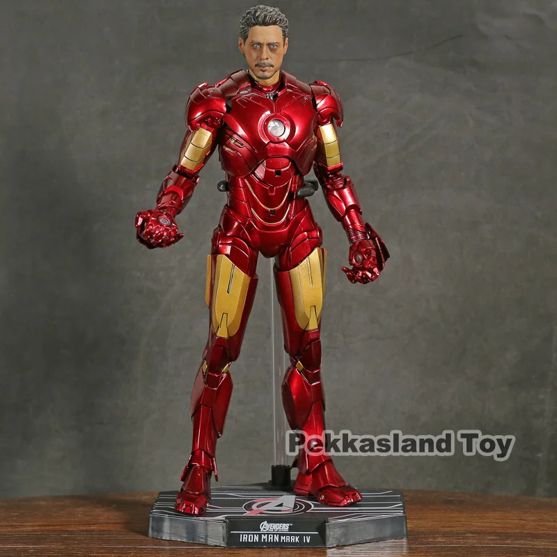 

Hot Toys Iron Man MK 4 Mark IV 1/6 Scale PVC Action Figure Collectible Model Toy