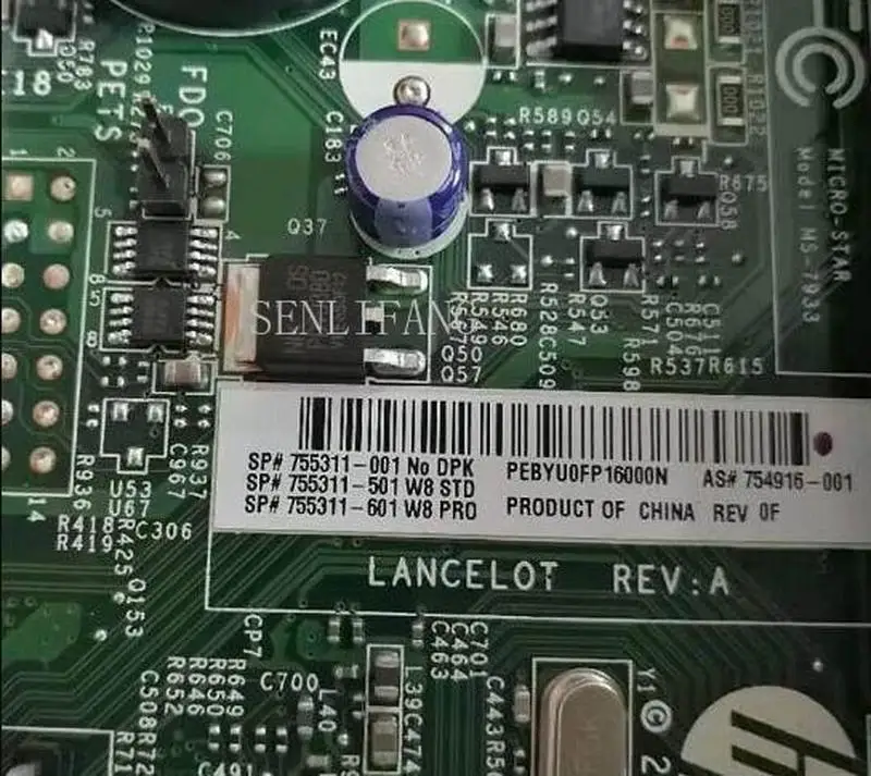 

MS-7933 H97 1150 755311-001 755311-501 754916-001 Motherboard for Pro 490 G1 system board well tested