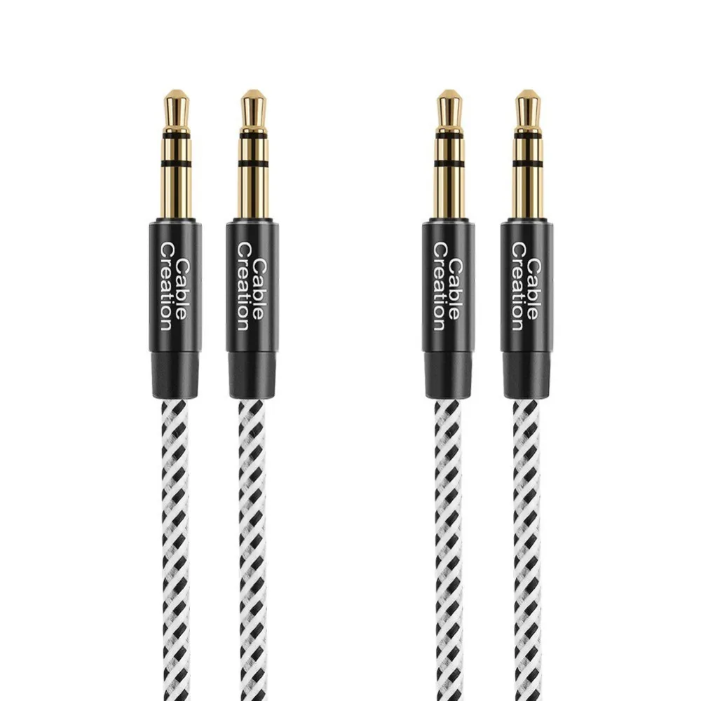 Aux Power Extension Cable Cord Male to Male Auxiliary Audio Stereo