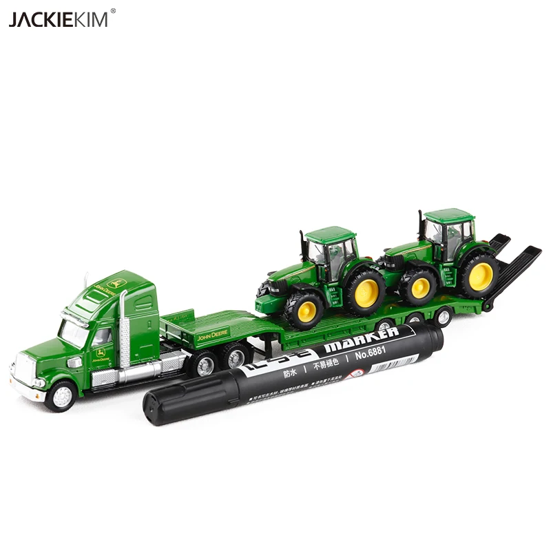 Лидер продаж SIKU 1: 87 масштабные игрушечные модели тракторов грузовик на платформе с тракторами из новой голландской сплава детские игрушки в новой коробке