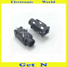500pcs PJ 320 3 5mm Auido Video Female Jack Socket 3DIP Pins 3 5 Headphone Connectors High Quality
