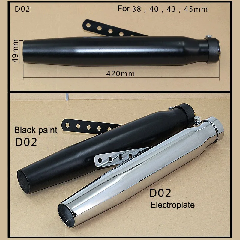 piper motorcycle exhaust systems