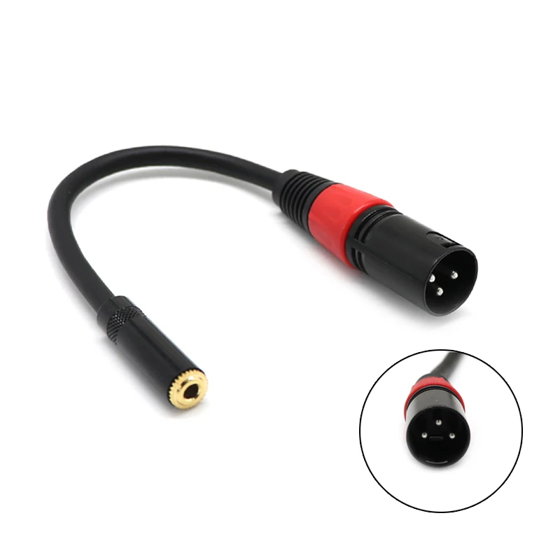 

Stereo Microphone Adapter Cord Mini Phone Male Jack to 3.5 Female Stereo Cable for Camcorder GDeals