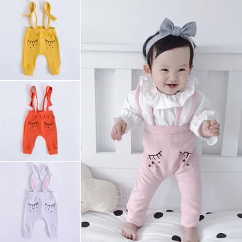 

Autumn Clothing New Product Baby Girls Clothing Baby Overalls 0-4 Years Old Baby Girl Clothes Cotton Carton Rabbit Ears Design