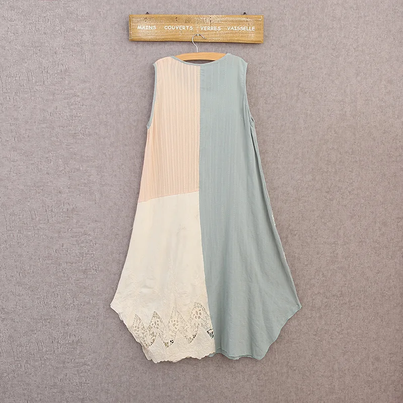 Женское винтажное платье в стиле хиппи|tank dress|robe femmehippie boho |