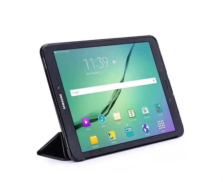 Умный ультра тонкий магнитный кожаный жесткий чехол для samsung Galaxy Tab S3 9,7 SM-T820/T825