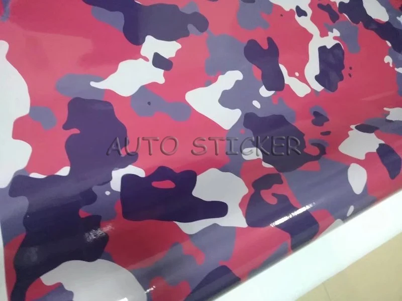 red gray black camouflage vinyl 55