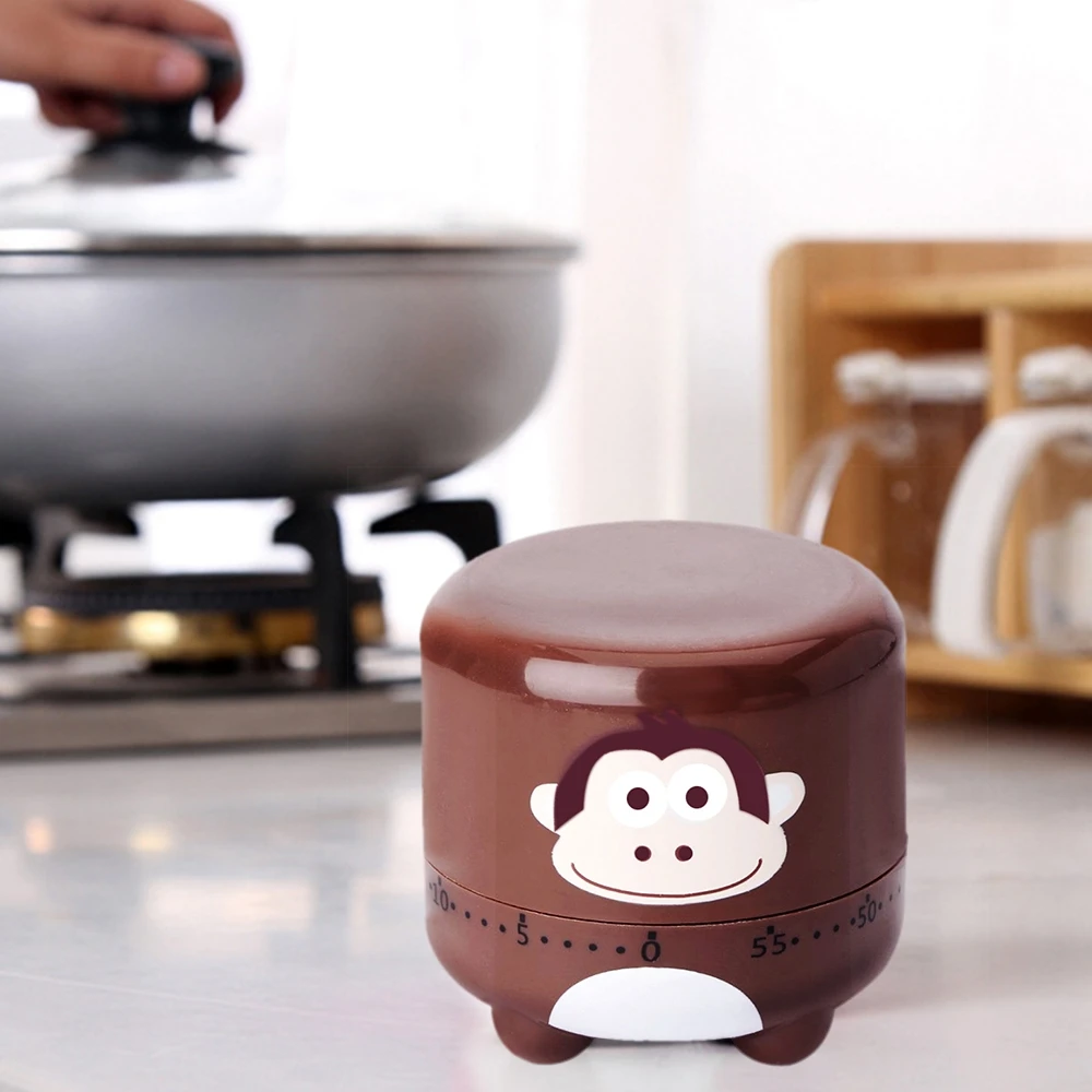 Colorful kitchen gadget cute cartoon timer bubble face countdown