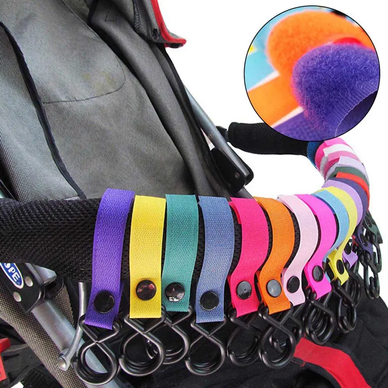 

Baby Stroller Accessories Strong Infant Pushchair Hook Strap Hanger Newborn Carriage Trolley Handrail Hooks