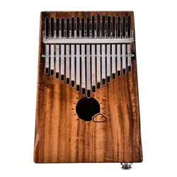 17 ключ EQ Kalimba игрушечное пианино акации Электрический пикап Африканский клавиатуры музыкальный инструмент