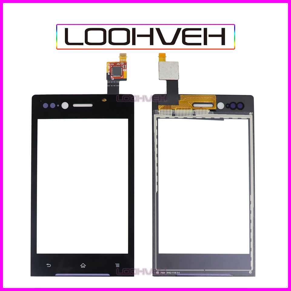 Сенсорный экран 50 шт./лот 3 5 дюйма для Sony Xperia Miro ST23 ST23i ST23a дигитайзер переднее