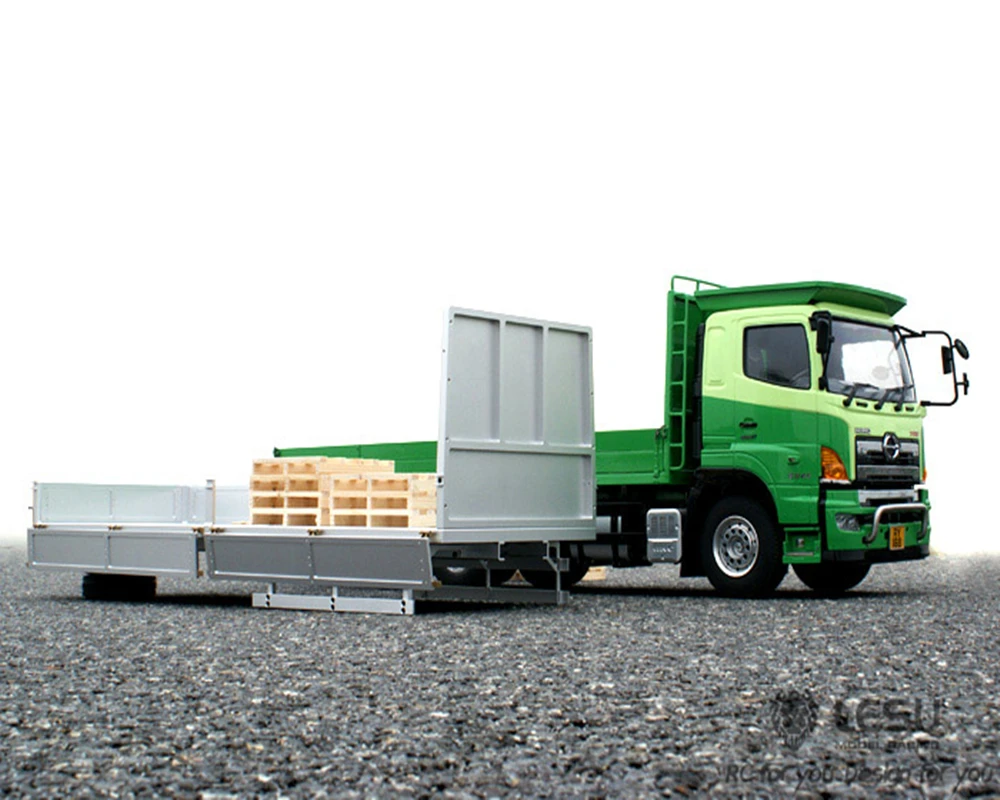 560 мм алюминиевый сплав контейнер для tamiya по супер скидке 1/14th весы дистанционное управление прицеп для кобелко-Экскаватора 700 человек Король "сделай сам"(actros грузовик