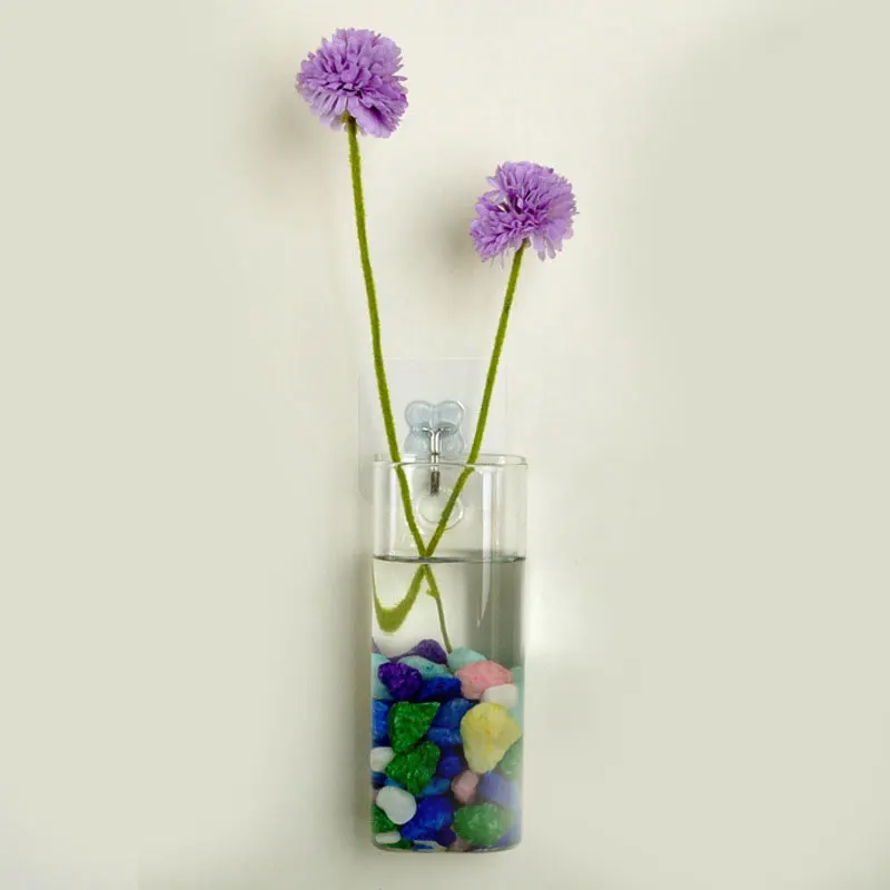 Настенный стеклянный гидропонный цветочный прозрачный контейнер для воды, подвесная стеклянная ваза, цветы, украшение для дома, декор из стекла в виде сердца