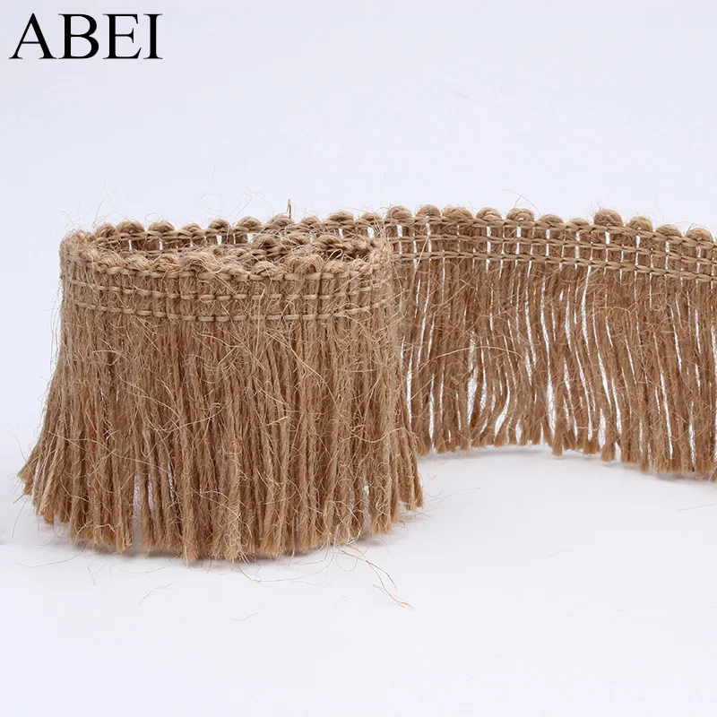Lace Fabric Lace Ribbon Lace Garment Accessories Lace Sewing Supplies Lace Decoration Lace Accessories Lace Sewing Accessories 2yards Jute Lace Natural Hemp DIY Home Wedding Party Decors Gift Box Wrapping Burlap Ribbon Tape Handmade Crafts Material