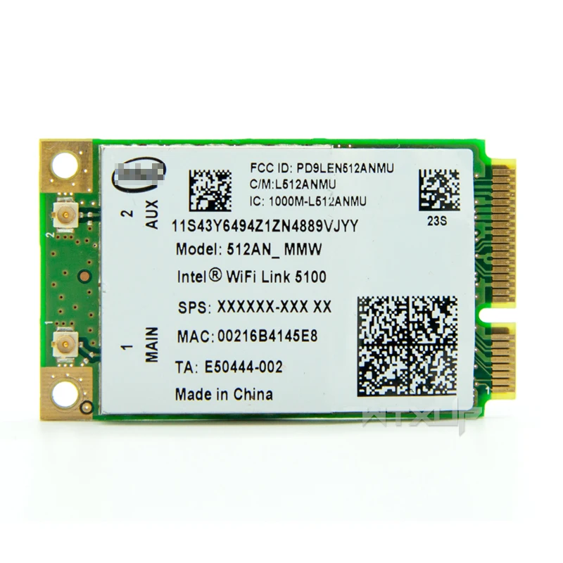 5100AGN 512AN_MMW Беспроводной 802.11a/G/N 300 Мбит/с Mini pci-e WI-FI сетевой карты для Lenovo Y450 Y450A G450 g450L G450A G450LX адаптер