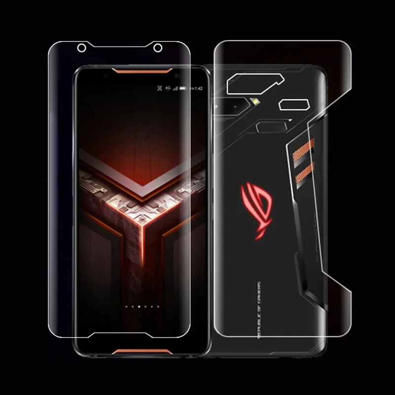 

Ultra-thin Clear Front Back Full Cover Soft Hydrogel Film For ASUS Rog Phone 2 ZS600KL ZS660KL Screen Protector Soft Film