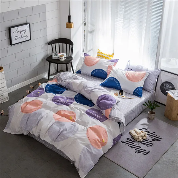 Buy 4pcs Korean style Bedding Set Queen Size Flowers