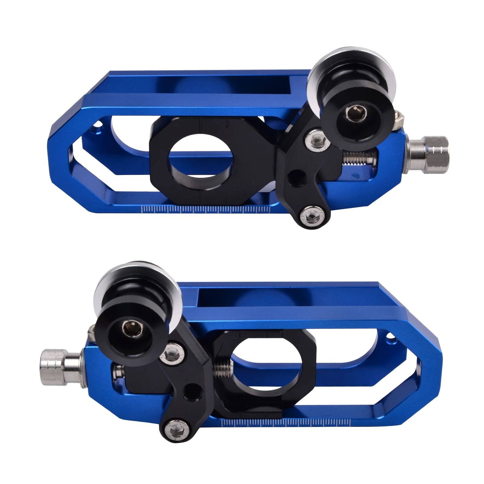 

Pair Rear Axle Spindle Chain Adjusters Tensioners with SwingArm Spool For Yamaha YZF-R6 YZFR6 2008-2015 YZF R6 CNC Stainless