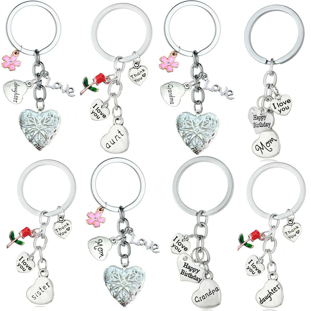 Gifts For Mum Dad From Daughter Son Birthday Gifts Mother Father Keyring Family