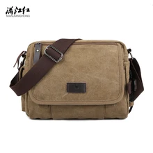 Männer Langlebig Vintage Leinwand Messenger Bags Umhängetaschen handtaschen Freizeit Arbeit Raumausflug Business für 9,7 zoll iPad