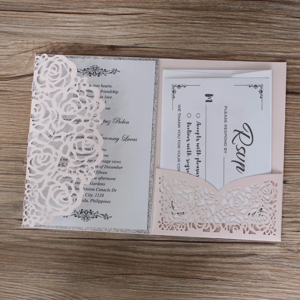 Laser Cut Invitation