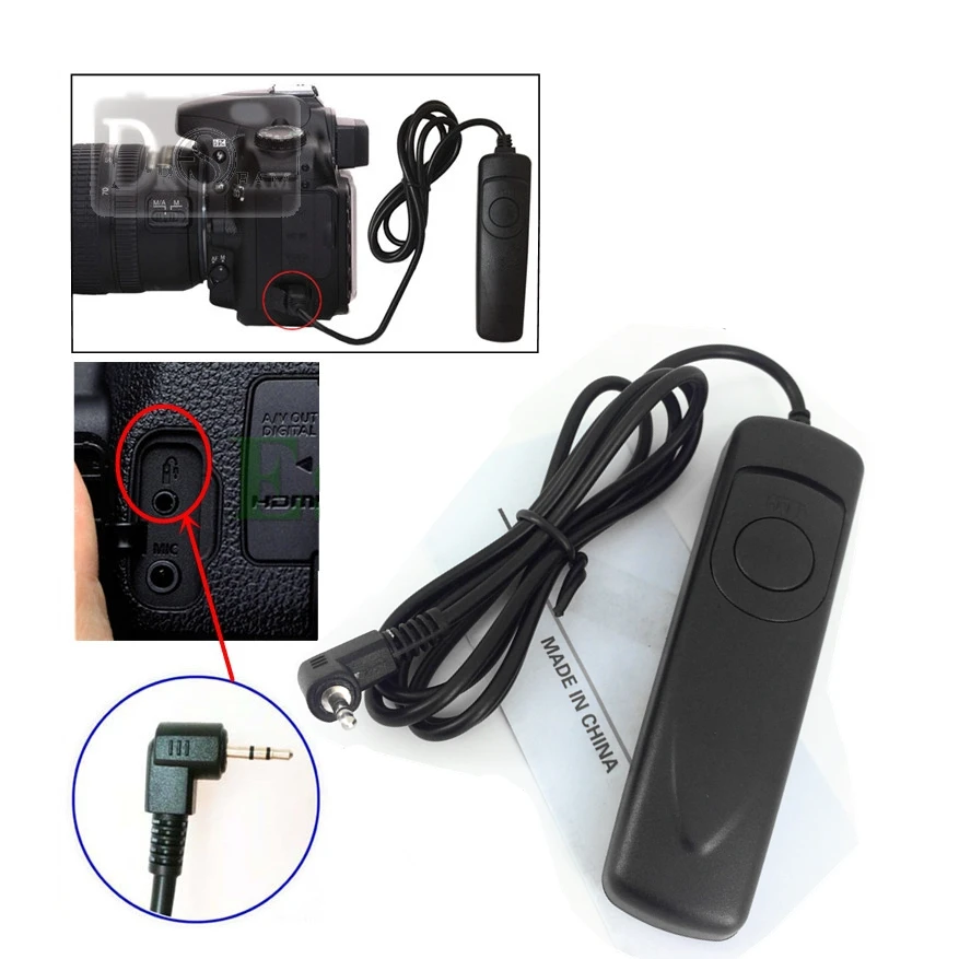 Кабель для спуска затвора с дистанционным управлением Canon EOS R RP 850D 800D 750D 200D 90D 80D 77D