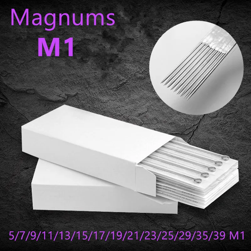 Одна коробка предварительно стерилизованная один Стек Magnums тату иглы питания