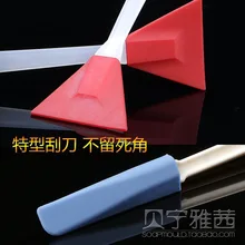 2 шт. специальный тип силиконовая лопаточка Кухонная силиконовая лопатка для торта смешивающая скребковая щетка Кисть для масла инструмент