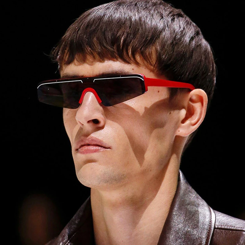 

JackJad 2018 Fashion Cat Walks Show Shield Style Sunglasses Men Women Cool Unique Brand Design Sun Glasses Oculos De Sol 18099