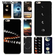 

MaiYaCa planet Simple Pattern Space Eclipse of the Moon Pattern phone Case for Apple iPhone 8 7 6 6S Plus X 5 5S SE XS XR XS MAX
