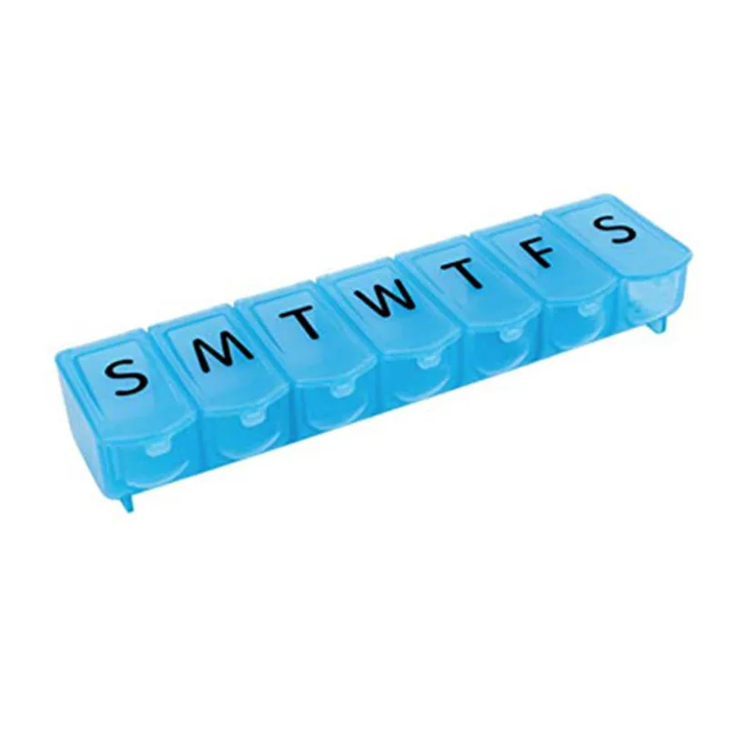 

Storage Boxes Pill Box 7 Day Medicine Tablet Dispenser Organizer Weekly Storage Case Extra Large Housekeeping #3M01