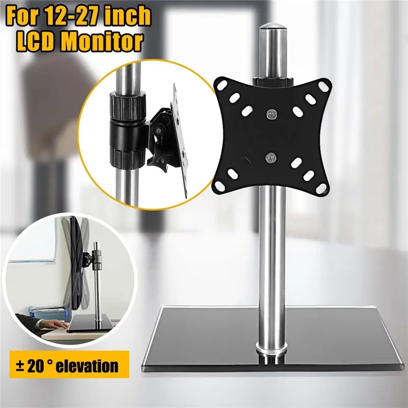 

360 Degree Single Computer Monitor Arm Mount Desk Stand 12-27'' Screen LED TV Bracket Multi Quad Screen Monitor Mount Holder