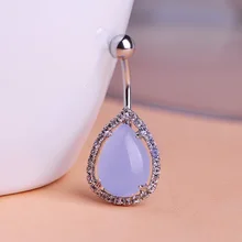 Illuminati Gothic Rhinestone Piercings Navel Belly Button Rings Bar Percing Sexy Body Jewelry Box Women Piercing Labret Dermal