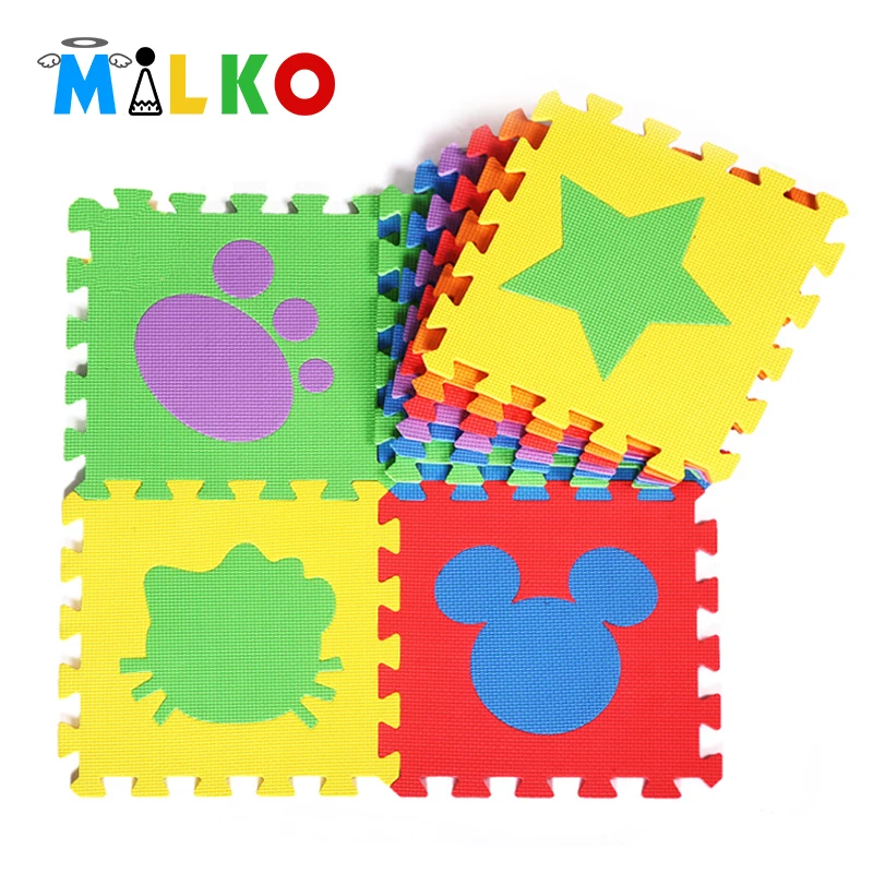 6 pcs Puzzle Eva Foam Material Play Mat For Infant And Kid Jigsaw Pad