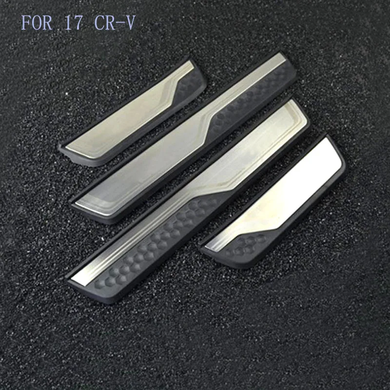 FIT FOR HONDA CR-V CRV 2017 2018 Stainless Steel Door Sill Scuff Plate