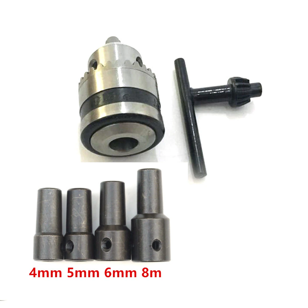 Mini Electric Drill Chuck 0.66mm Mount B10 Taper With 4mm/5mm/6mm/8mm