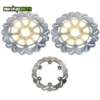 

BIKINGBOY For Kawasaki ZEPHYR 1100 93-98 02 03 04 05 ZR 1100 Zephyr / RS 96 97 98 99 ZR1100 Front Rear Brake Discs Rotors Disks