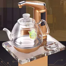Высококачественный полностью Интеллектуальный автоматический электрический чайник для воды печка для приготовления чая Хрустальное стекло искусство безопасность автоотключение функция хорошее