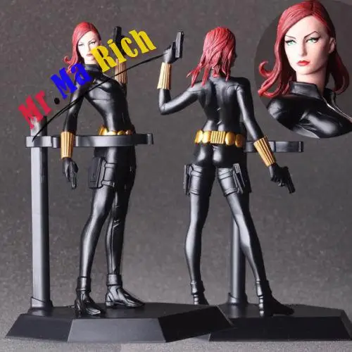 

Collections Anime Figure Toy The Avengers Black Widow Figurine Statues 17cm
