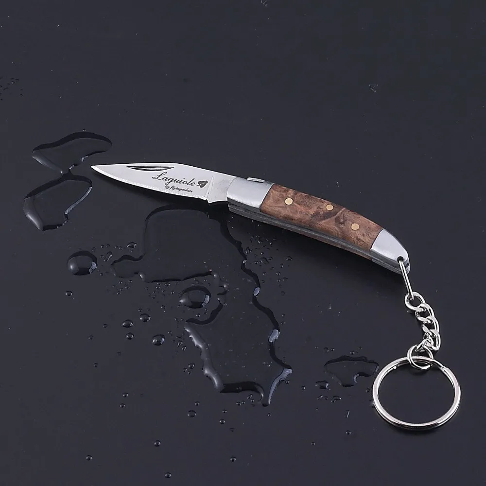 Карманные ножи стиль Laguiole классический карманный нож набор из нержавеющей стали Идеальный брелок деревянные ручки мини складной нож Рождественский