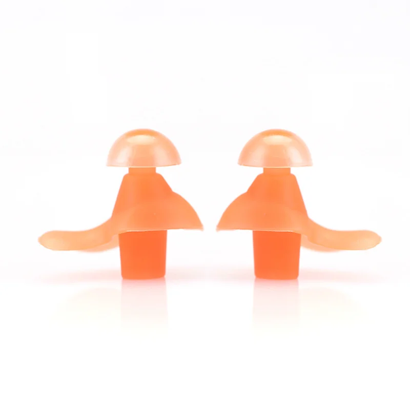 1 pair of soft earplugs environmental protection waterproof and dustproof professional sports swimming water diving accessories