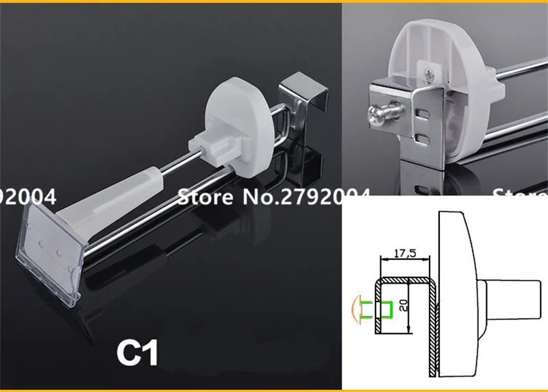 (100 шт./упак.) белый 180 мм электронный магазин используется anti-theft дисплей крюк безопасности вешалка для pegboard и планка стены крюк
