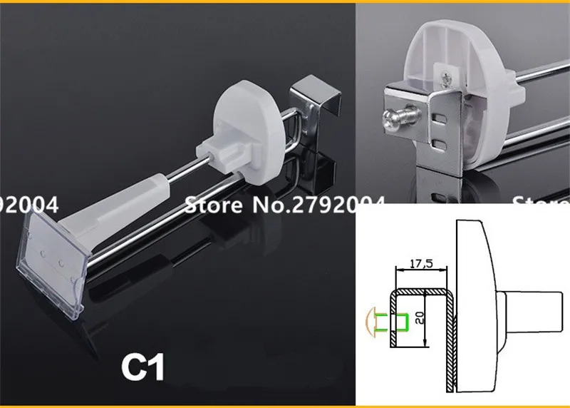 Ganchos de Aço Ganchos de Exibição de Linha Gancho para Supermercado Loja de Suspensão Pegboard Preto Milímetros Dupla 50 Pcs 150 14 Cheap Sistema EAS