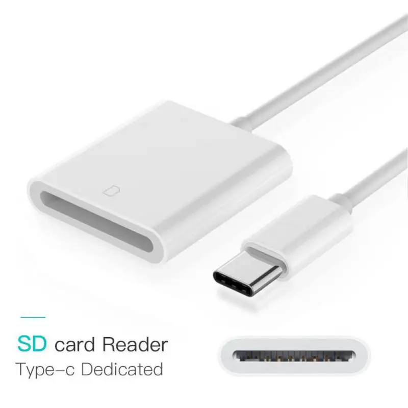 Портативный USB 3,1 Тип C USB-C для SD SDXC Card Reader кабель-адаптер для Macbook samsung huawei Xiaomi S01