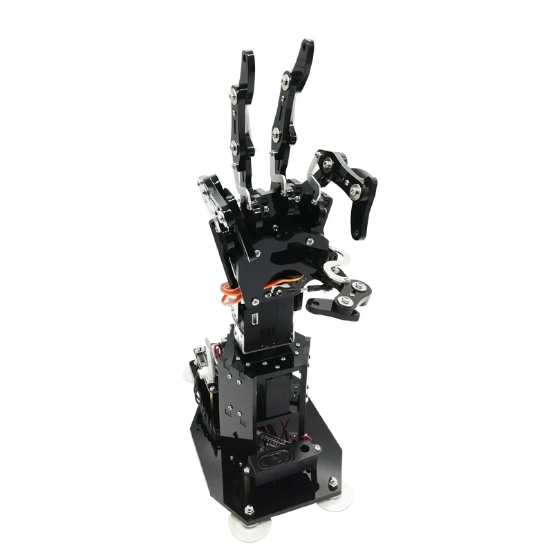 

Bionic palm synchronous wearable somatosensory gloves DIY remote control robot manipulator robotic arm set arm hand finger palm