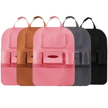 

New Auto Car Seat Back Multi-Pocket Storage Bag Organizer Holder Accessory 4 Colors Home Storage Supplies