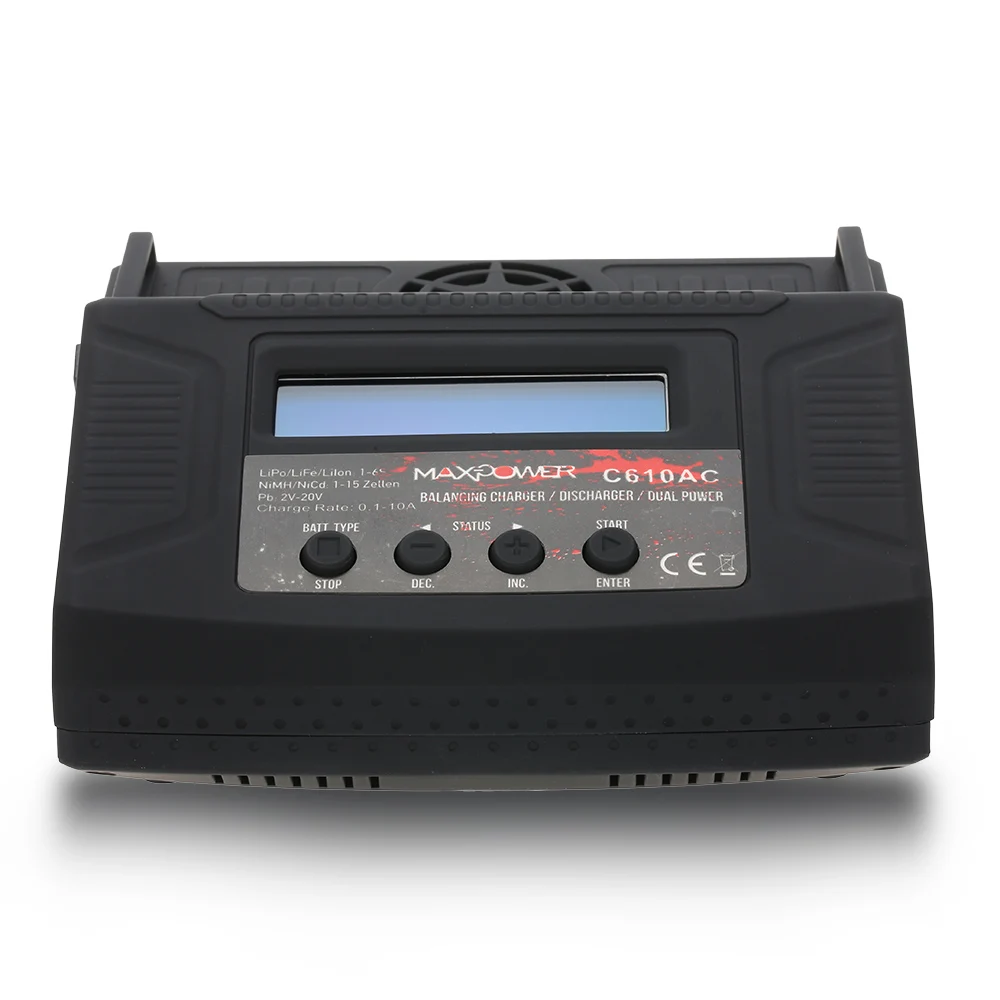 

C610AC 7A/100W AC/DC Dual Power Rapid Balance Charger/Discharger for LiPo/LiFe/Lilo/NiMH/NiCd/Pd Batteries