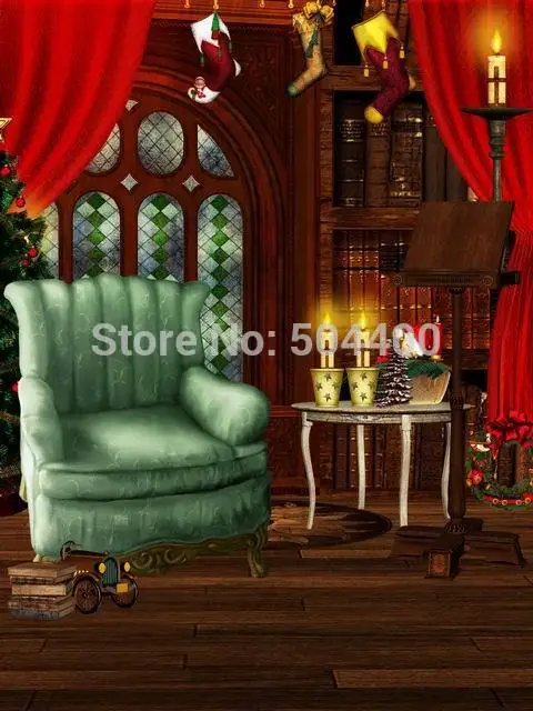 

5x10ft Newborn Custom Photography Backdrops Prop Digital Printed Christmas day Photo Studio Background BG-077