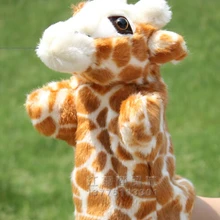 История игрушка 1 шт. 26 см мультфильм жираф-олень Плюшевые Ручные куклы Спящая пустышка образовательная игра Раннее Образование ребенок младенец подарок